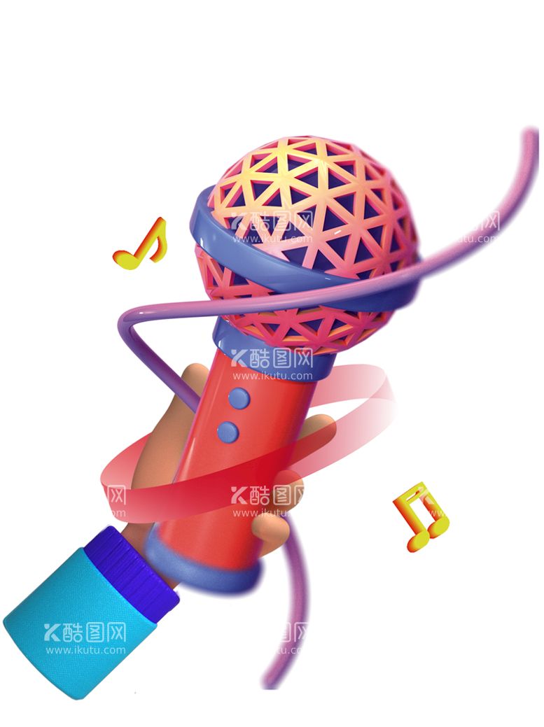 编号：45308110010636147169【酷图网】源文件下载-手持话筒