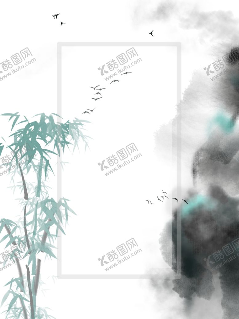 编号：13585107131126348305【酷图网】源文件下载-水墨素材毛笔画素材墨迹素材
