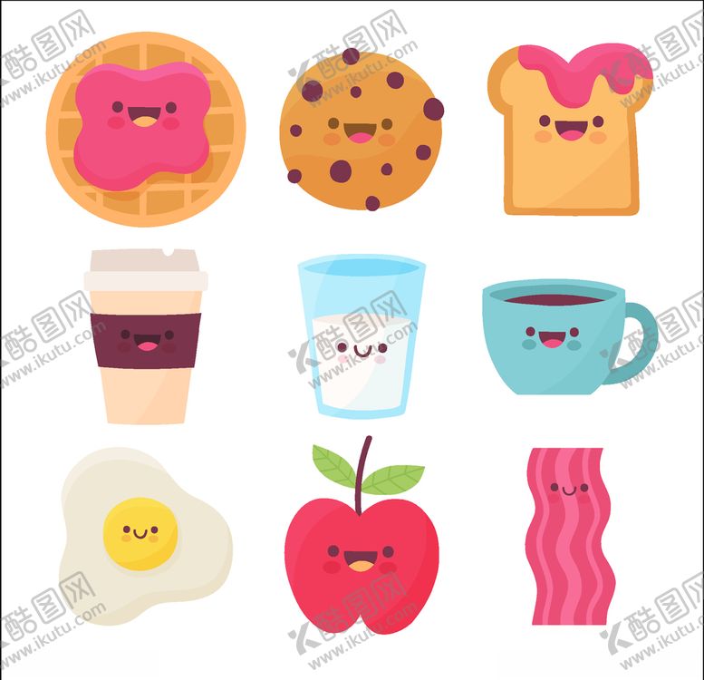 编号：99913410072132004760【酷图网】源文件下载-可爱食物