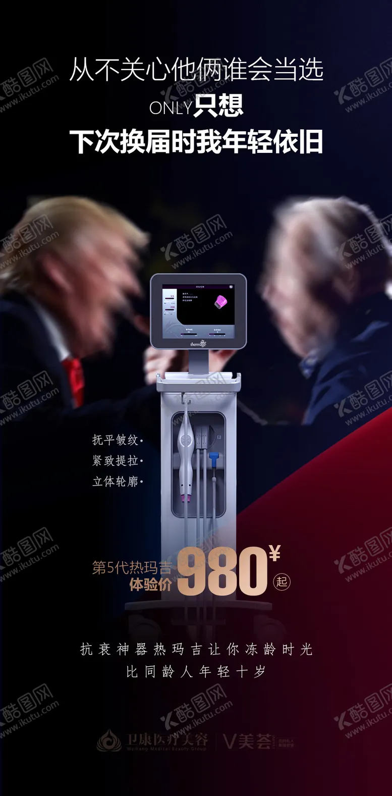 编号：58042612050642002052【酷图网】源文件下载-美国大选整形美容热点海报