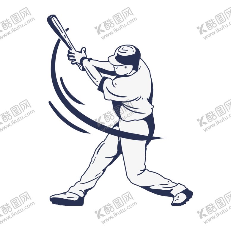 编号：19141507022348201671【酷图网】源文件下载-棒球运动员形象免抠元素