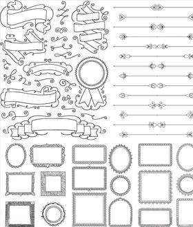 欧式花边边框