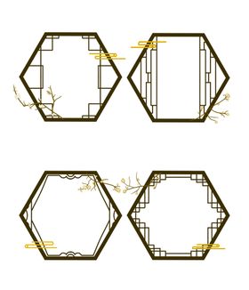 编号：94715009231742405386【酷图网】源文件下载-中国风复古新中式边框