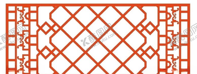 编号：22709710090939253673【酷图网】源文件下载-中式古门窗花纹矢量AI图