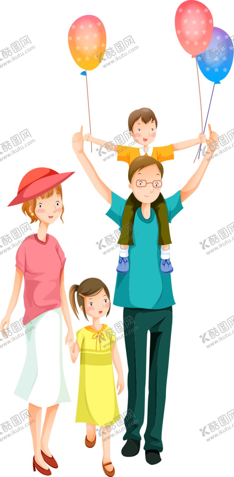 编号：79779210280929231398【酷图网】源文件下载-家人团聚出行游玩合成海报素材
