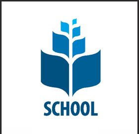 学校logo中小培训标志设计教育机构美丽L