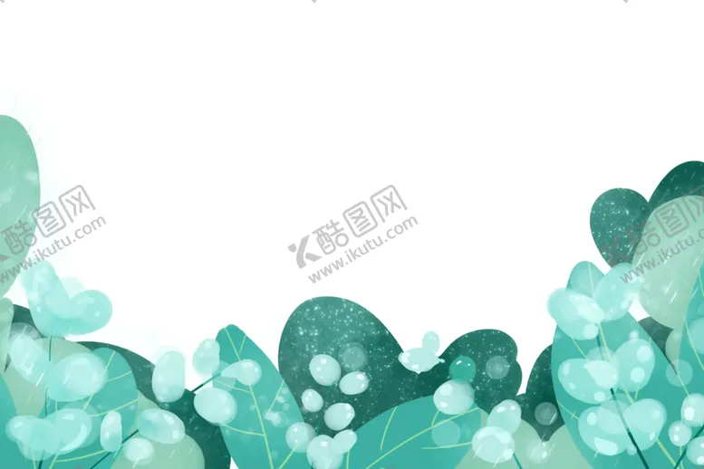编号：36533906270901124236【酷图网】源文件下载-植物卡通边框背景海报素材