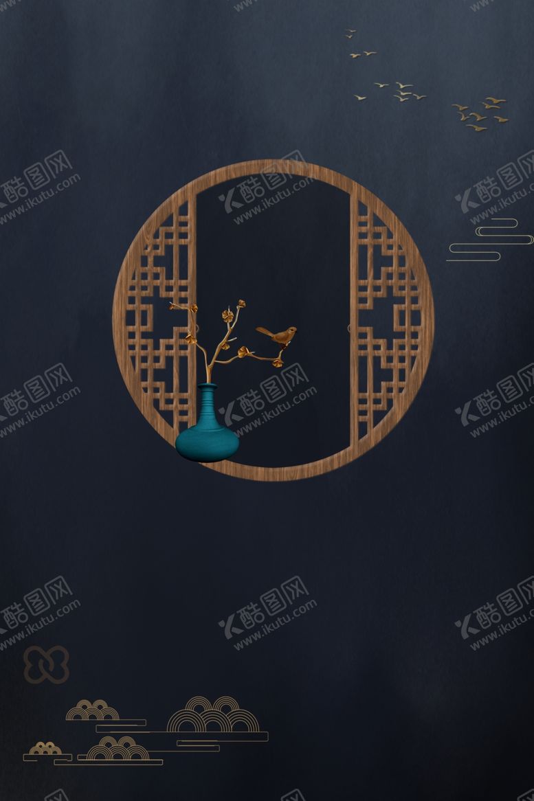 编号：88958005152127386576【酷图网】源文件下载-新中式意境挂画