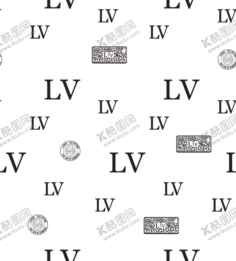 编号：79294807070058493652【酷图网】源文件下载-大牌lv字母