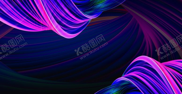 编号：98781707070627182025【酷图网】源文件下载-流体蓝紫渐变元素