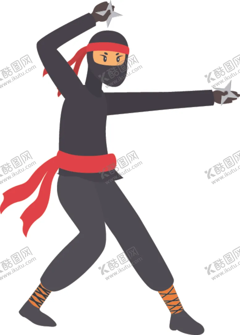 编号：41374704281649122987【酷图网】源文件下载-卡通忍者