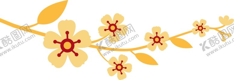 编号：30263902180845509440【酷图网】源文件下载-树枝花朵素材