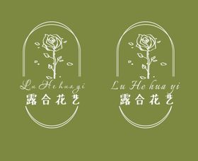 小清新logo 花店logo