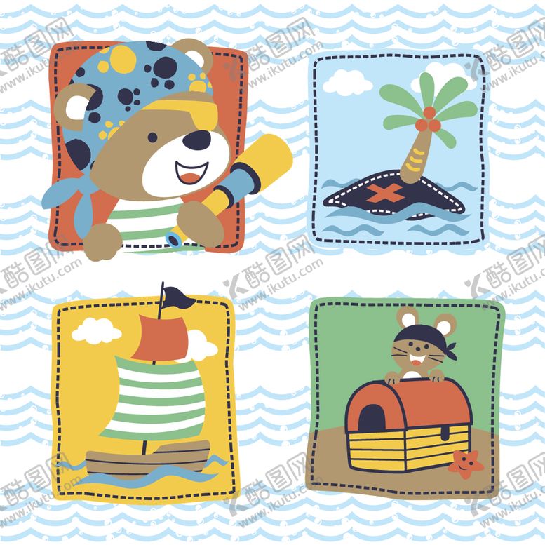 编号：37091110261221229576【酷图网】源文件下载-卡通动物