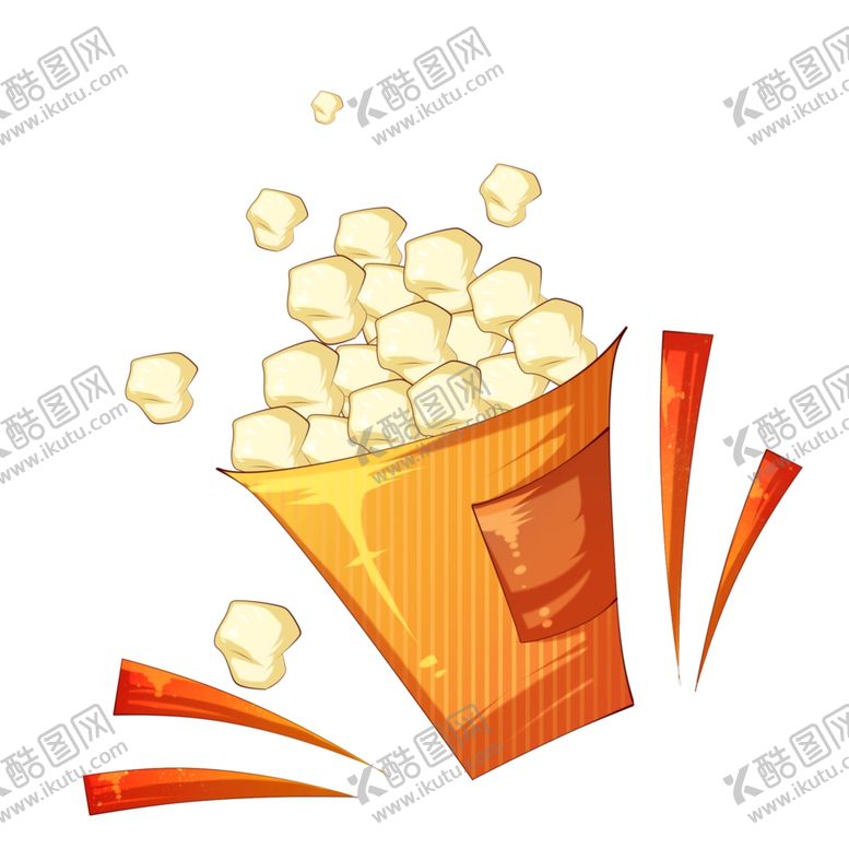 编号：71895007140139113449【酷图网】源文件下载-爆米花插画