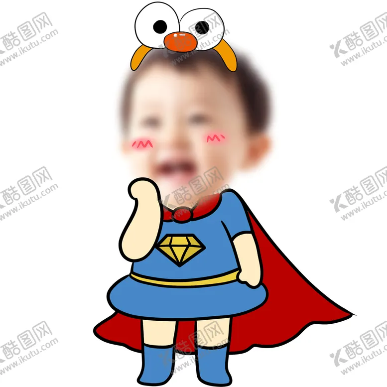 编号：56230109210744193519【酷图网】源文件下载-披风宝宝迎宾牌