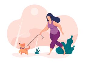 扁平化矢量创意插画