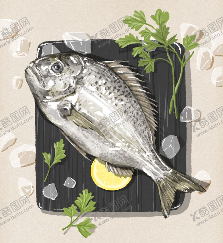 编号：38026106251127117750【酷图网】源文件下载-手绘海鲜插画海报