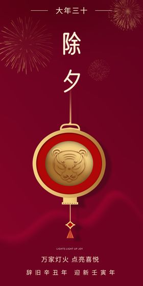 春节海报福虎新虎年大吉大拜年