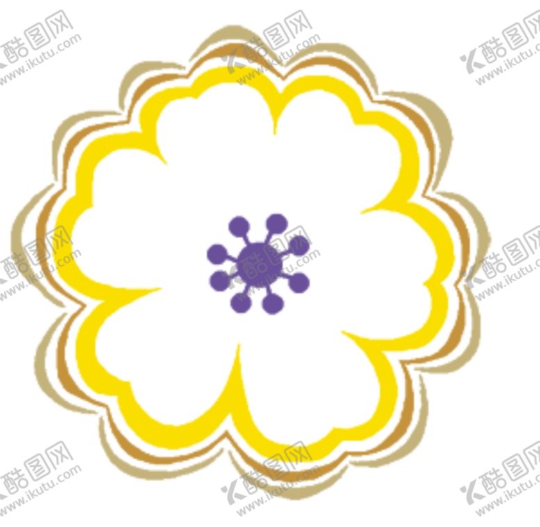 编号：96863101270227474825【酷图网】源文件下载-美丽花朵花纹图案元素