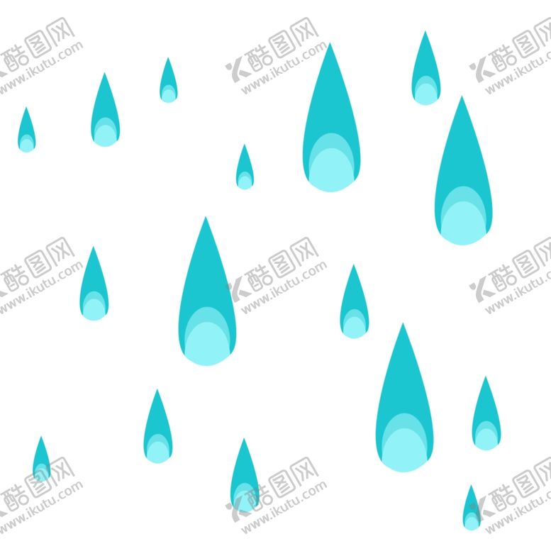 编号：34381110041731082265【酷图网】源文件下载-雨滴元素