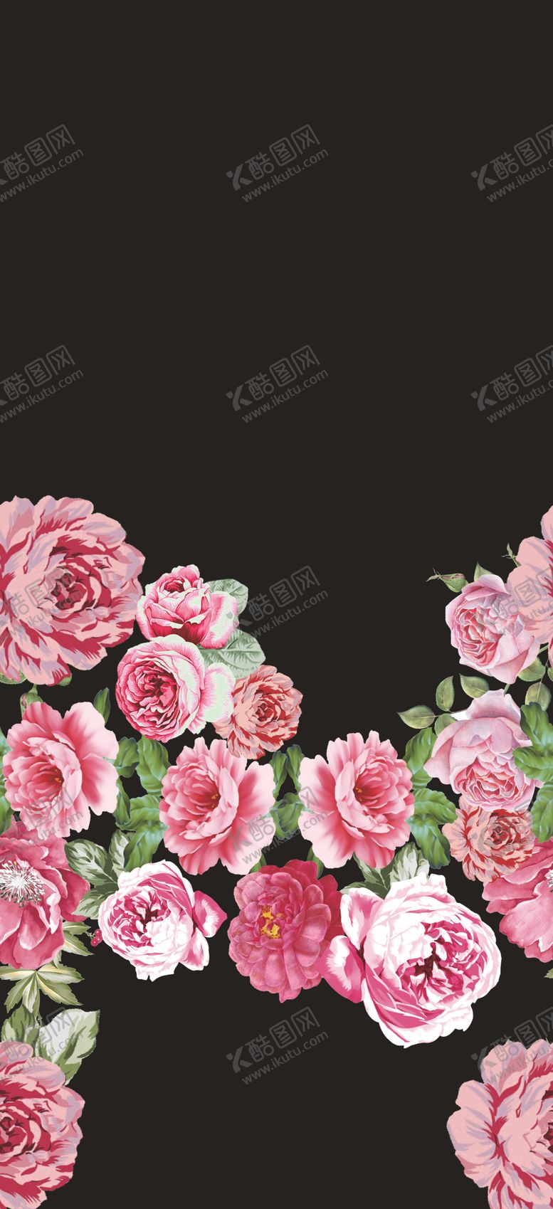 编号：31775509181806306174【酷图网】源文件下载-手绘花大牌花