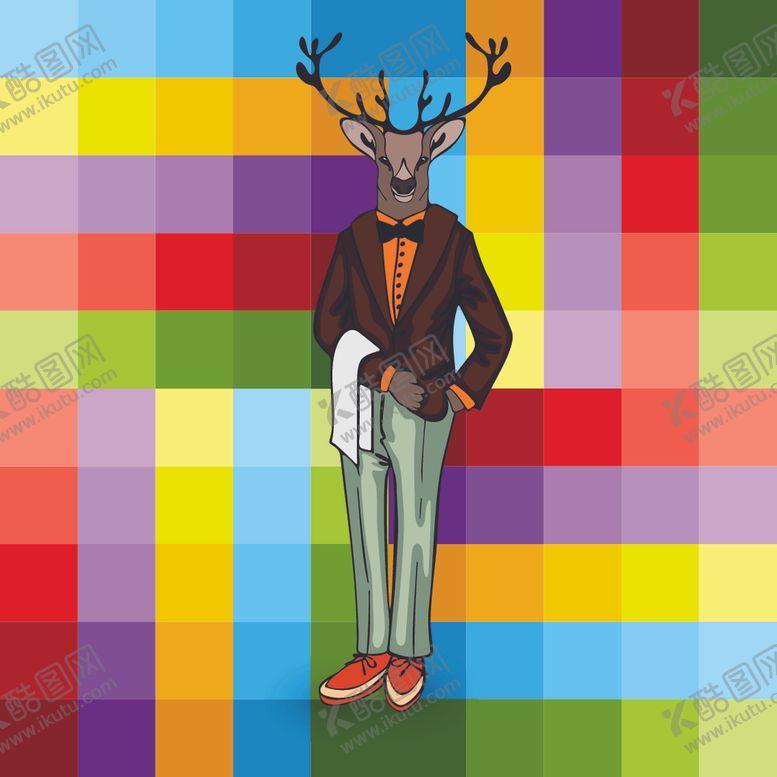 编号：65143110201317216734【酷图网】源文件下载-抽象动物