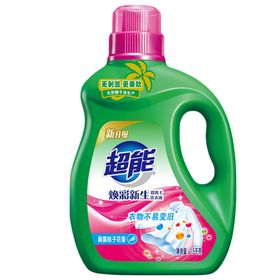 超能幻彩新生洗衣液包装图