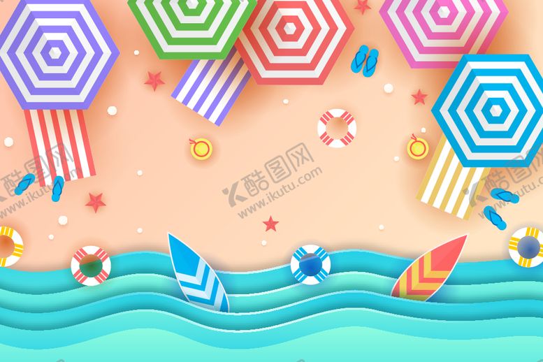 编号：79620112261955204671【酷图网】源文件下载-海滩顶视图