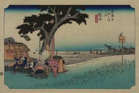 日本街景风景浮世绘