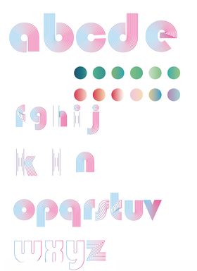 线条字母