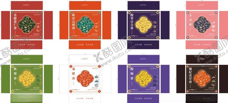 编号：22185211021147398106【酷图网】源文件下载-膏滋系列包装