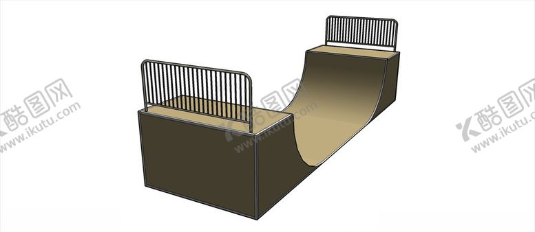 编号：70576109090109183873【酷图网】源文件下载-滑轮运动斜坡