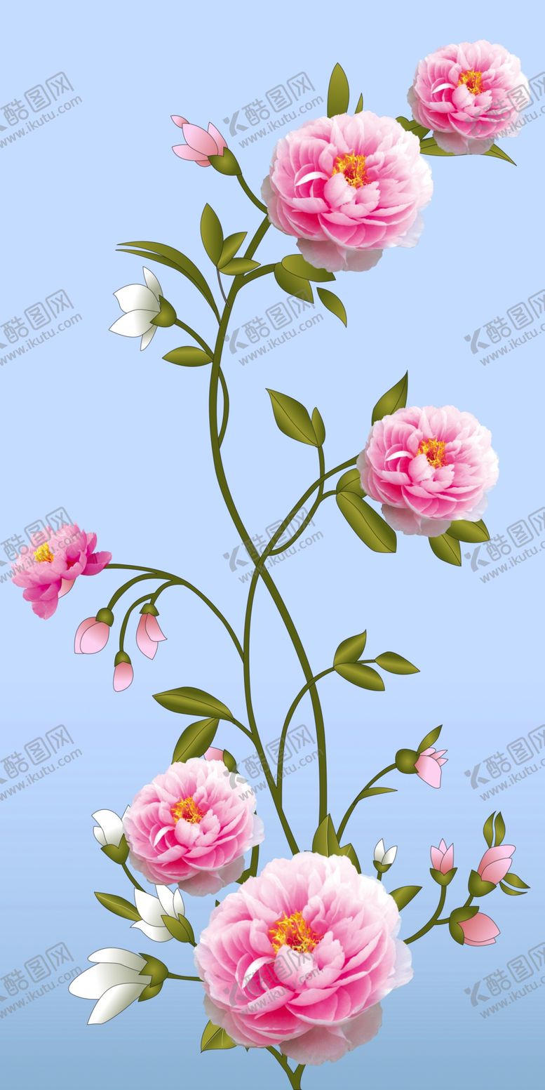 编号：92900910100246192376【酷图网】源文件下载-牡丹花