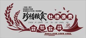 节约粮食文化墙