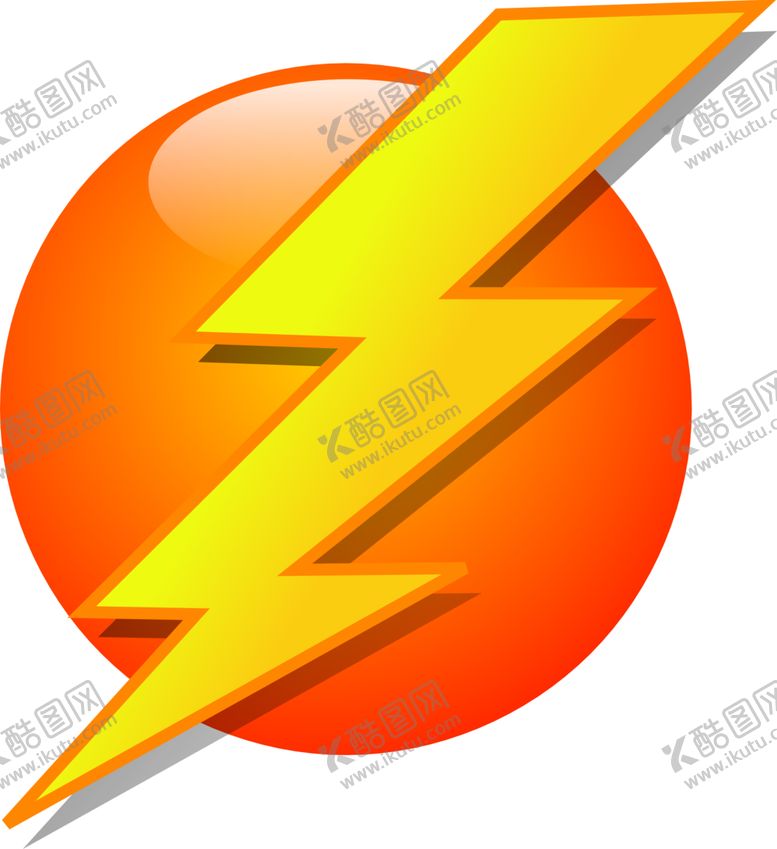 编号：38300709200714459417【酷图网】源文件下载-闪电