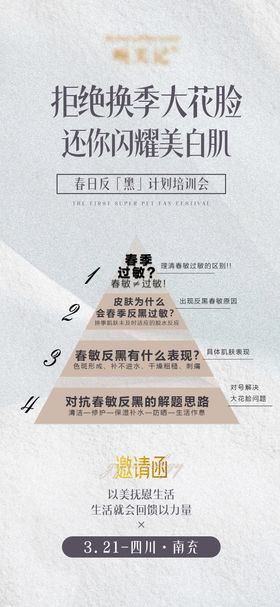 医美美白祛斑水光肌肤海报