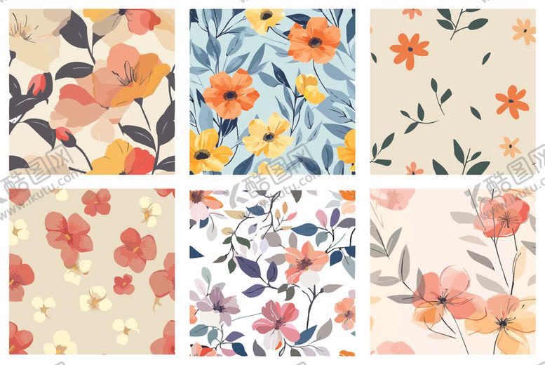 编号：46114304011454361010【酷图网】源文件下载-花卉图案