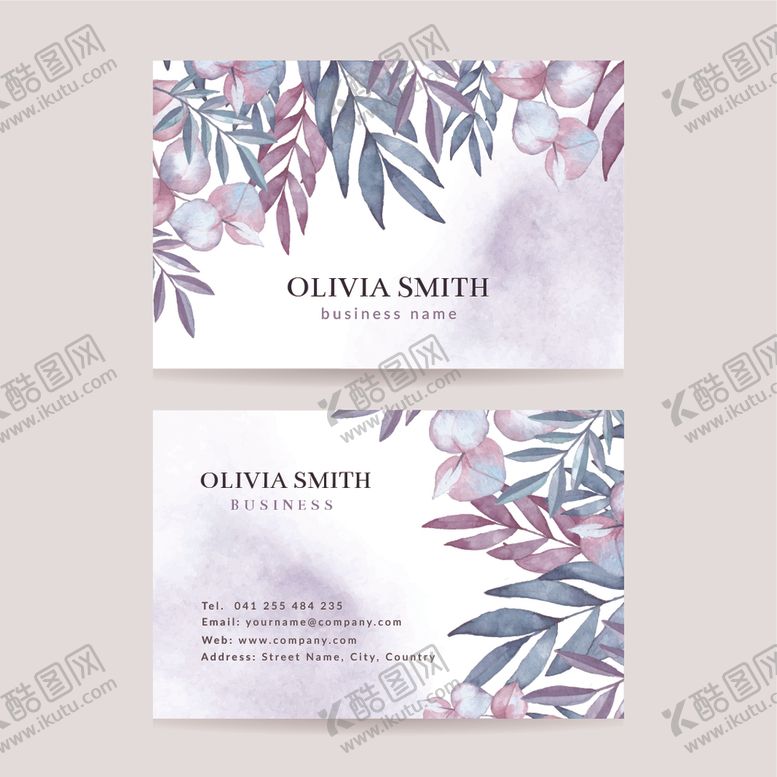 编号：74327309091647246758【酷图网】源文件下载-花卉卡片