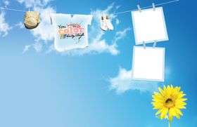 个性时尚儿童幼儿通用相册模板