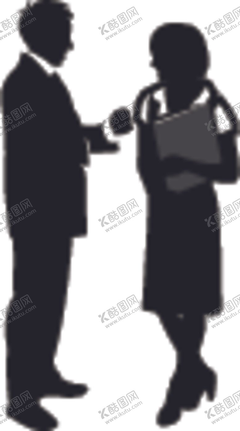 编号：66082010220309578988【酷图网】源文件下载-商务人士剪影