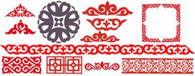 少数民族花边