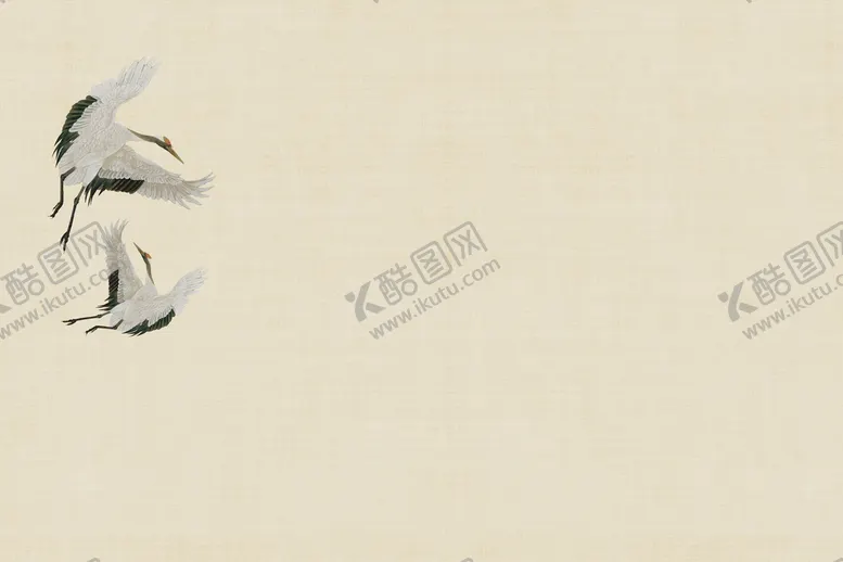 编号：08273609160320476795【酷图网】源文件下载-仙鹤