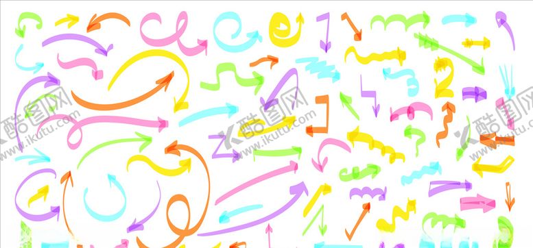 编号：89920409261356167283【酷图网】源文件下载-涂鸦箭头