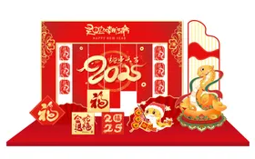 新年美陈拍照2025物料