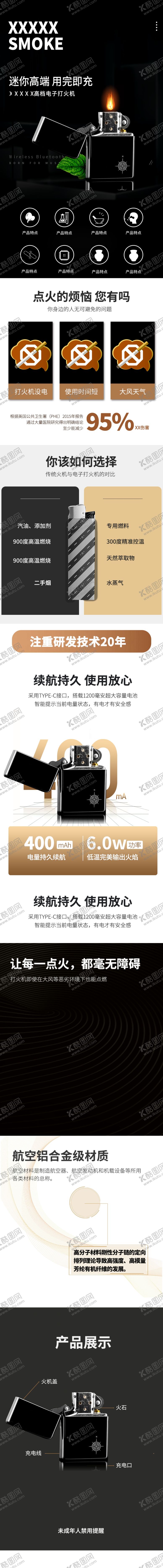 编号：47509209161952362460【酷图网】源文件下载-打火机详情页