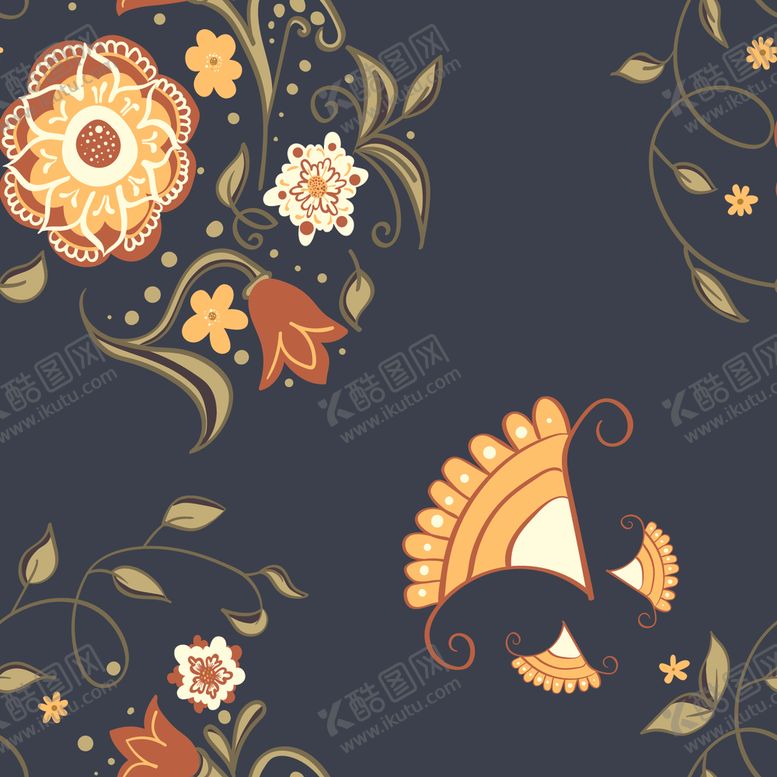 编号：12876309271454382731【酷图网】源文件下载-植物花纹