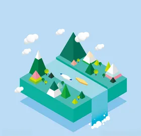 小清新卡通生活插画