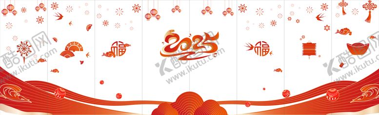 编号：18903601182124592991【酷图网】源文件下载-新年春节玻璃贴