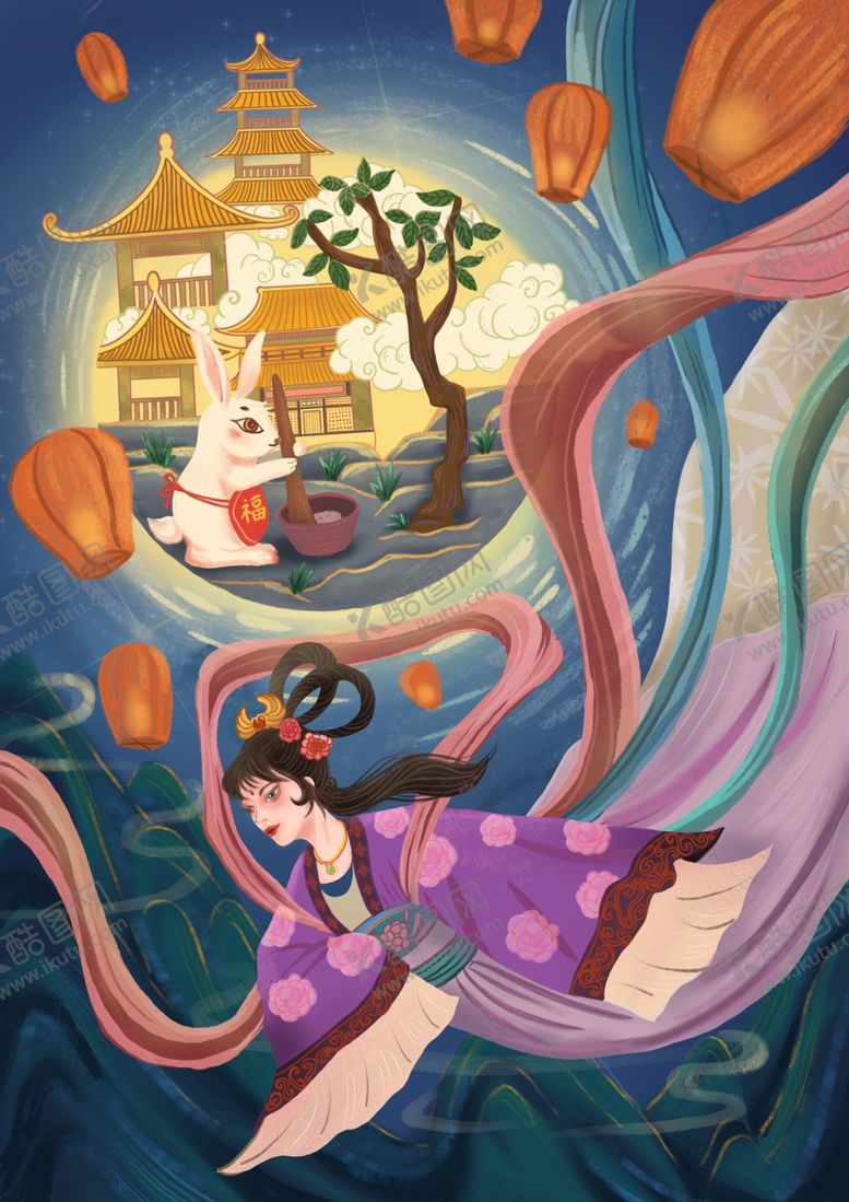 编号：28175712130412119161【酷图网】源文件下载-中秋插画 